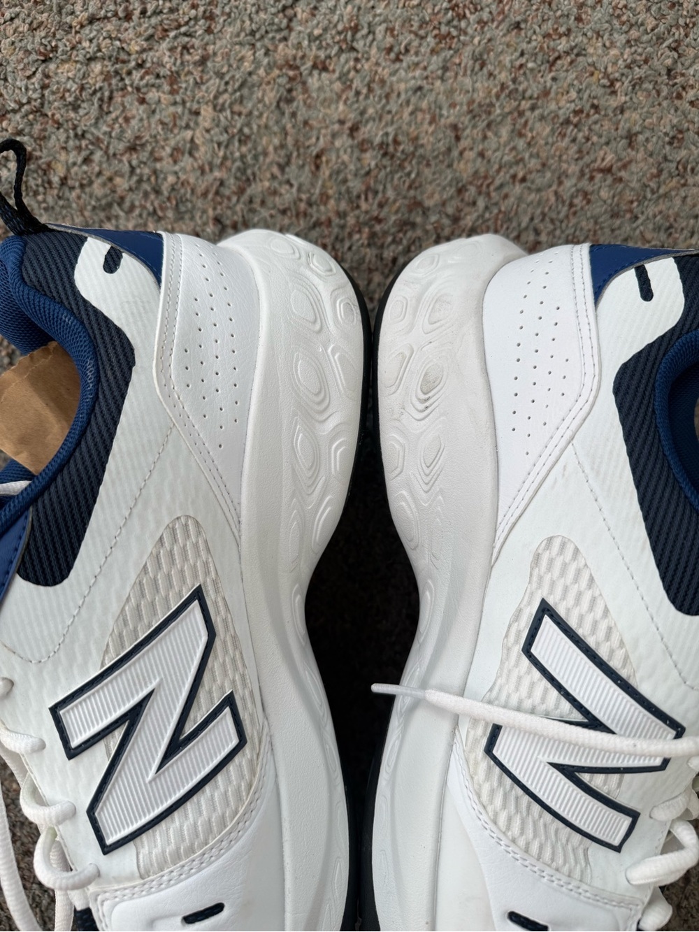 New Balance Fresh Foam X 1007 Men’s Size 11.5 Tennis Shoes, White/Blue/sea Salt - Picture 8 of 17